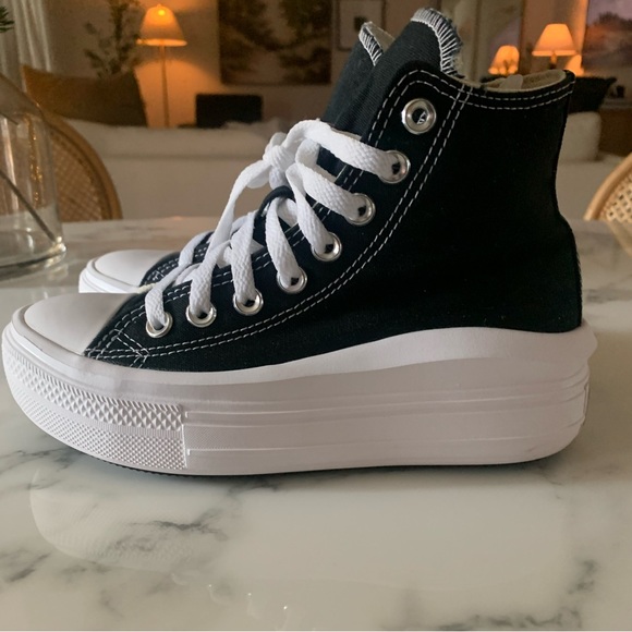 Converse Chuck Taylor All Star Move Hi sneakers in black - Picture 9 of 15